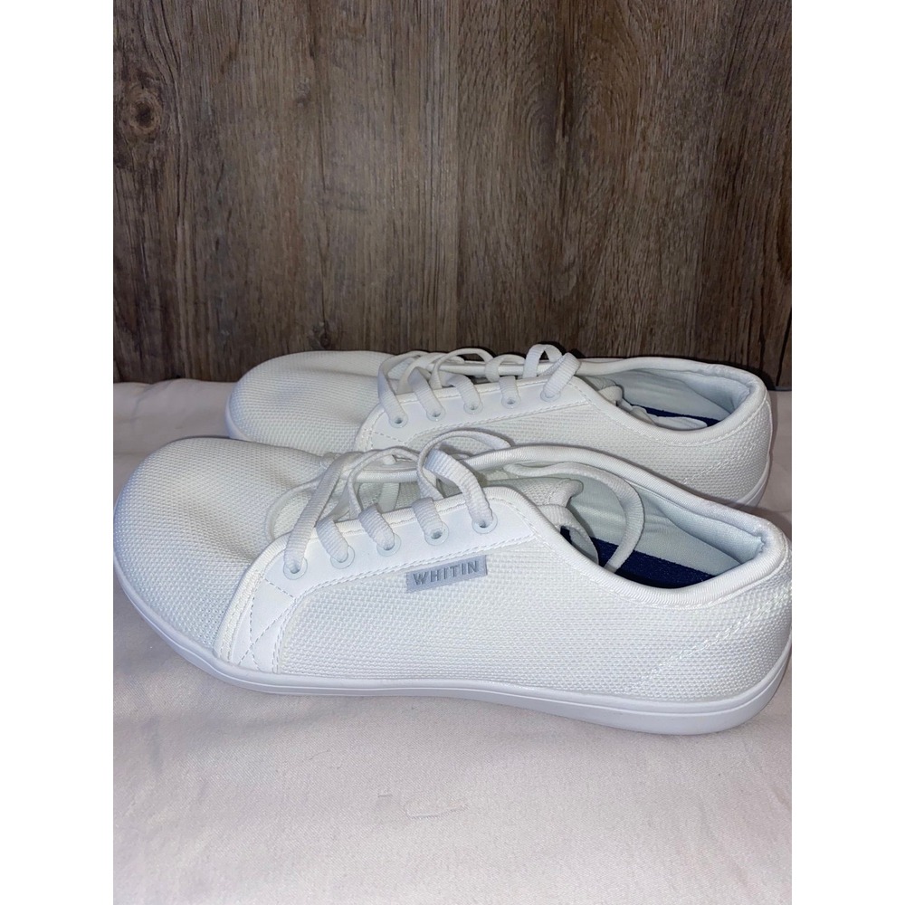 WHITIN Men's Wide‎ Minimalist Barefoot Sneakers, Sz 8 Wide